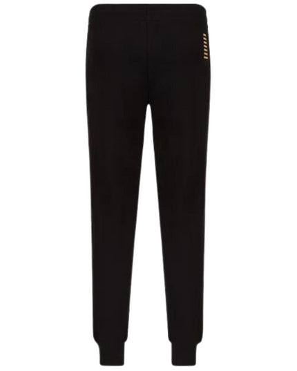 EA7 pantalone jogger logo dorato