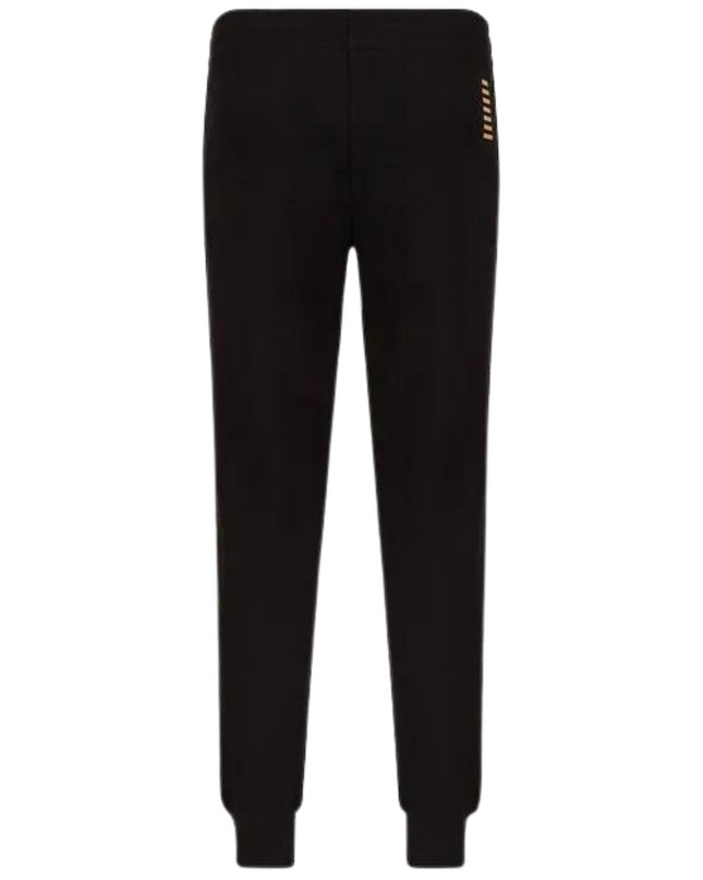 EA7 pantalone jogger logo dorato