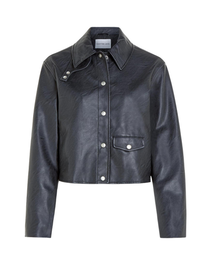 Calvin Klein Giacca In Ecopelle Corta