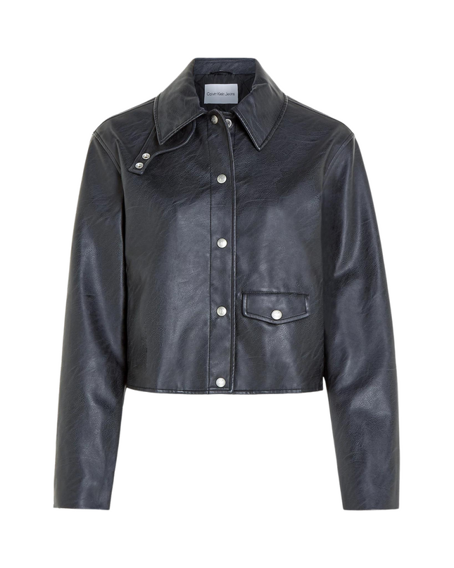 Calvin Klein Giacca In Ecopelle Corta