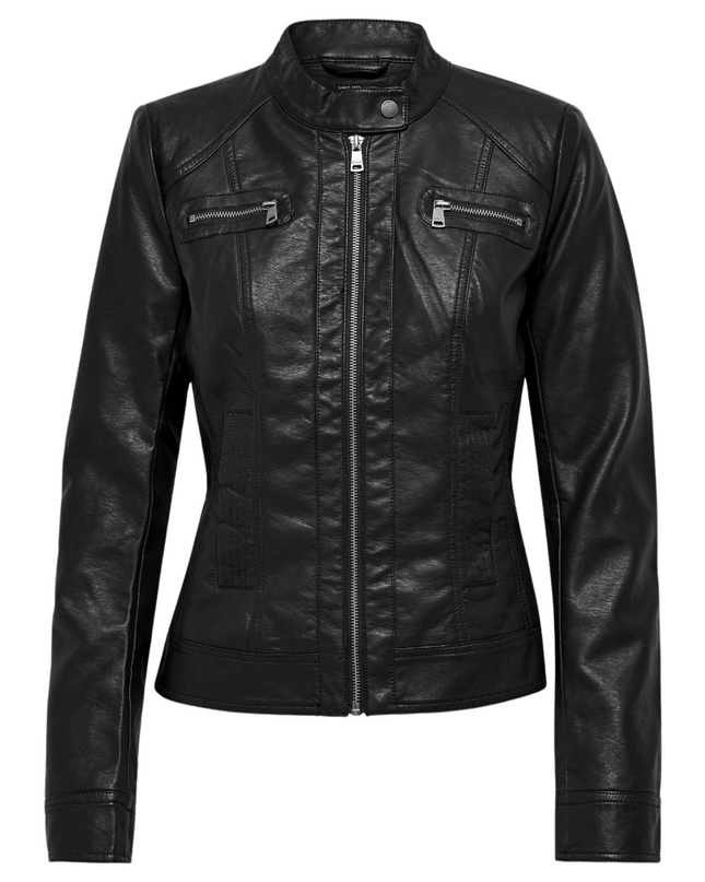 Only giacca biker ecopelle donna