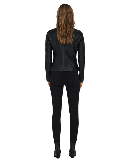 Only giacca biker ecopelle donna
