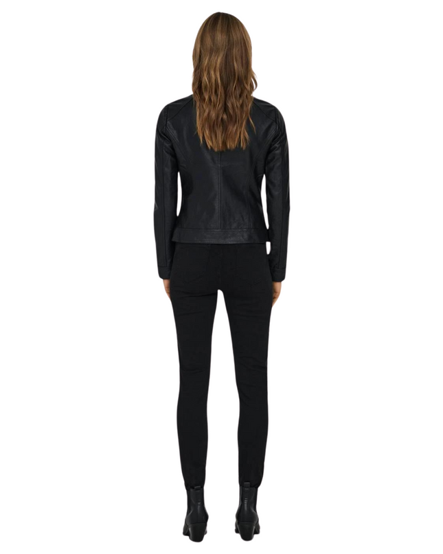 Only giacca biker ecopelle donna