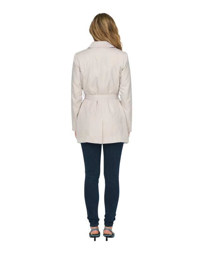 Only Trench Onlvalerie Donna Bianco
