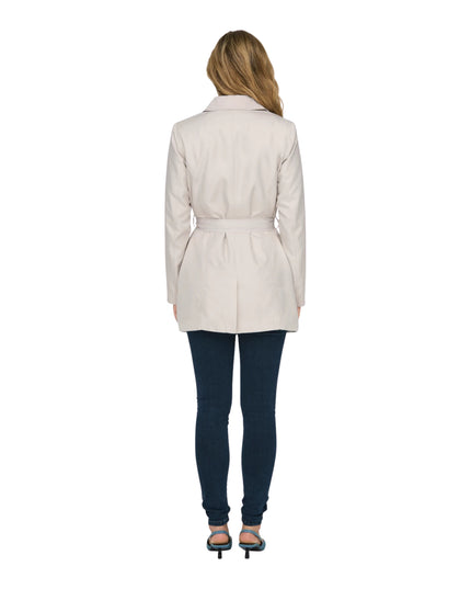 Only Trench Onlvalerie Donna Bianco