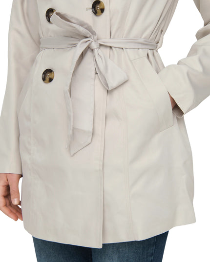 Only Trench Onlvalerie Donna Bianco