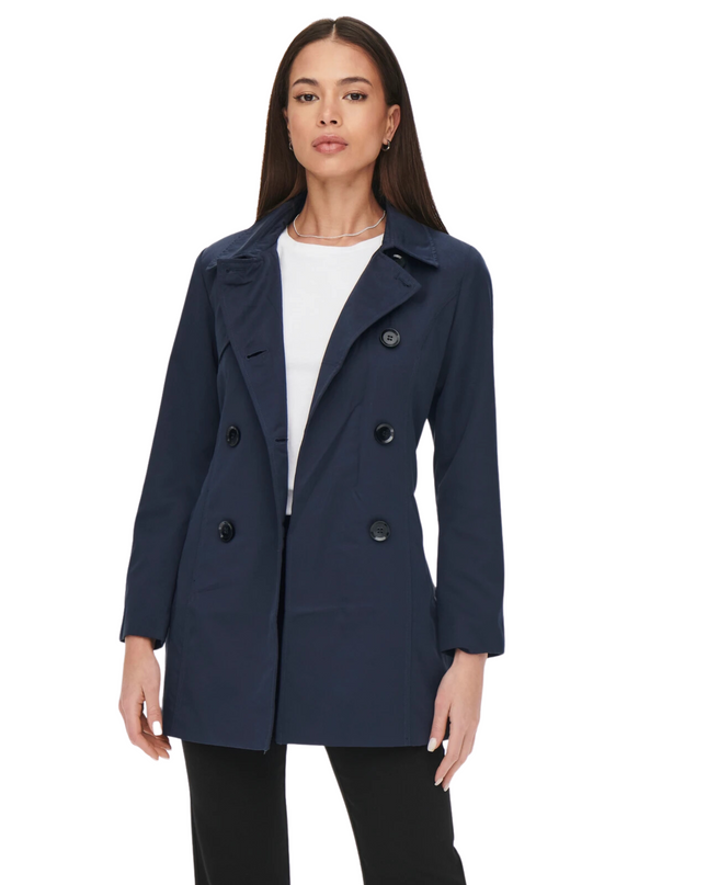 Only Trench Onlvalerie Donna Blu