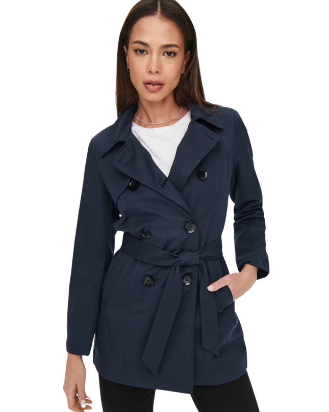 Only Trench Onlvalerie Donna Blu
