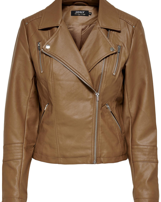 Only giacca in pelle donna