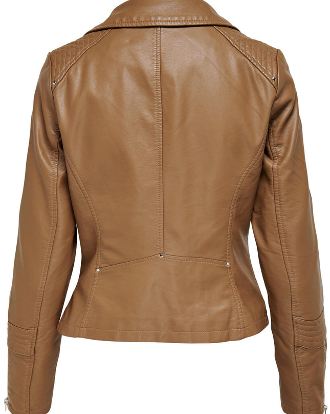 Only giacca in pelle donna