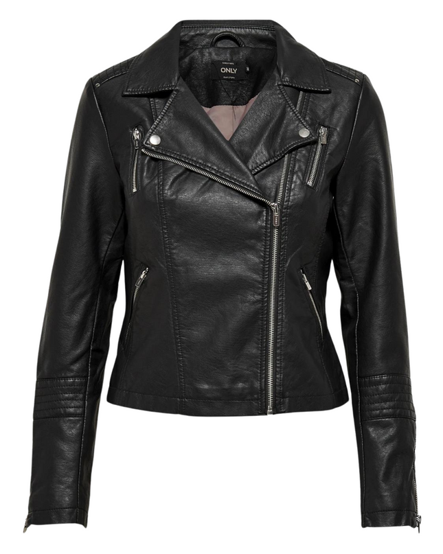 Only giacca in pelle donna