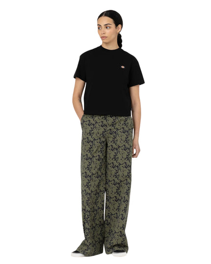 Dickies T-shirt Oakport boxy Donna Nero