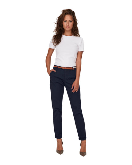 Only Pantalone Onlbiana Regular Fit Donna Blu