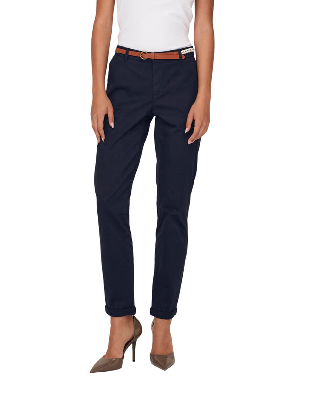 Only Pantalone Onlbiana Regular Fit Donna Blu