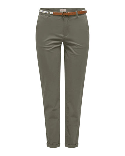 Only Pantalone Onlbiana Regular Fit Donna Verde