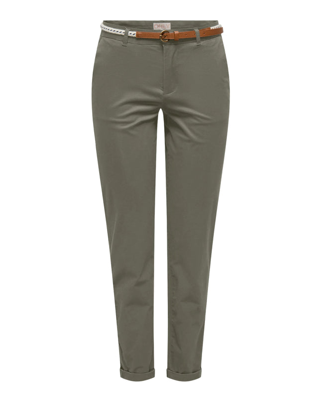 Only Pantalone Onlbiana Regular Fit Donna Verde