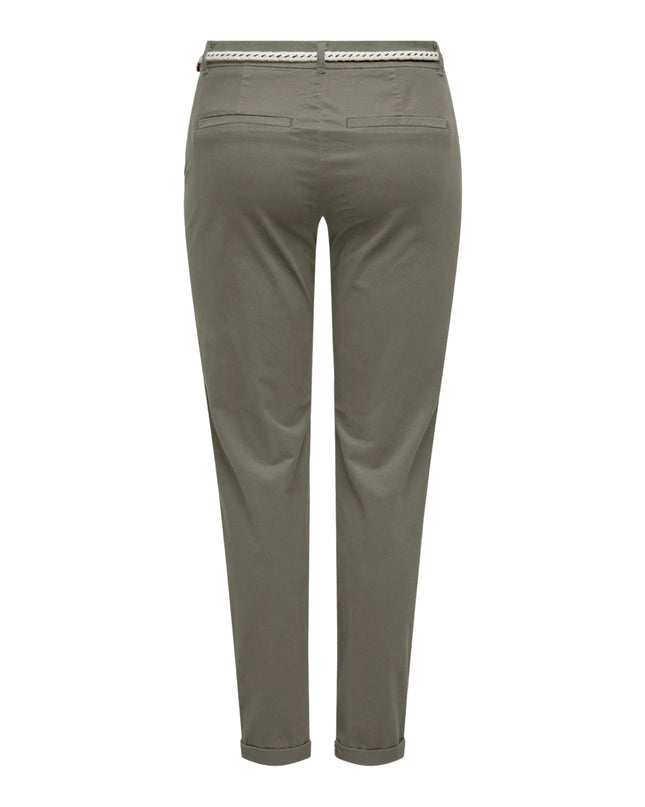 Only Pantalone Onlbiana Regular Fit Donna Verde