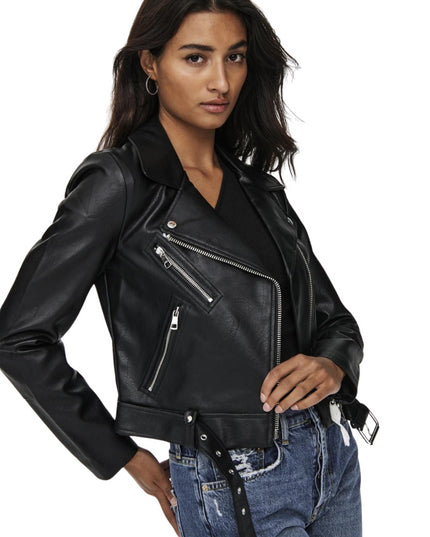 ONLY Giacca chiodo ecopelle donna ONLVERA