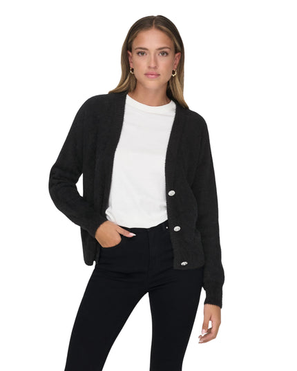 Only Onlella Cardigan Donna Maglia Nero