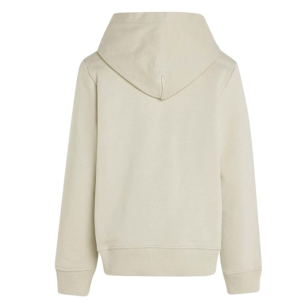 Calvin Klein Felpa con Cappuccio Junior Whitecap gray