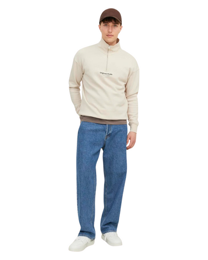 Jack&Jones Jeans Jjialex Baggy Fit Uomo Blu