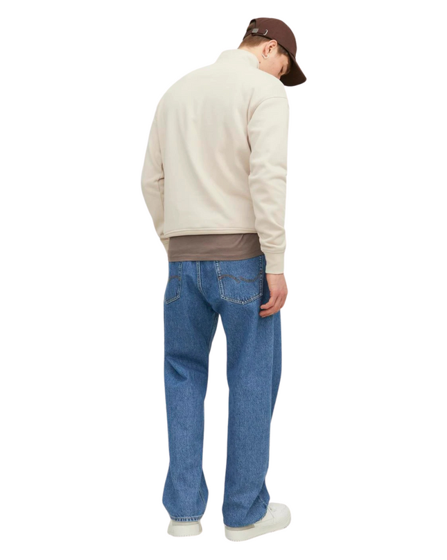 Jack&Jones Jeans Jjialex Baggy Fit Uomo Blu