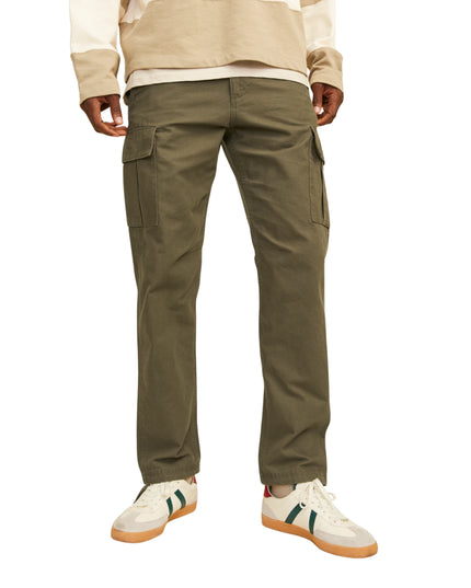 Jack&Jones Pantalone Cargo Loose Fit Uomo Verde