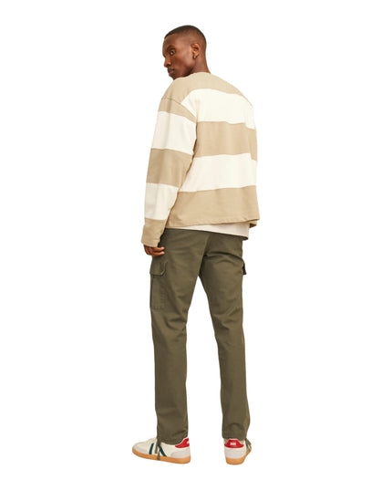 Jack&Jones Pantalone Cargo Loose Fit Uomo Verde