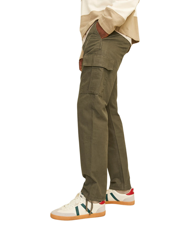 Jack&Jones Pantalone Cargo Loose Fit Uomo Verde