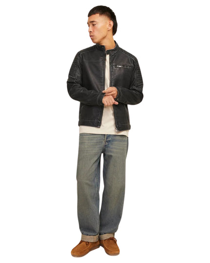 JACK&JONES Giacca uomo ecopelle