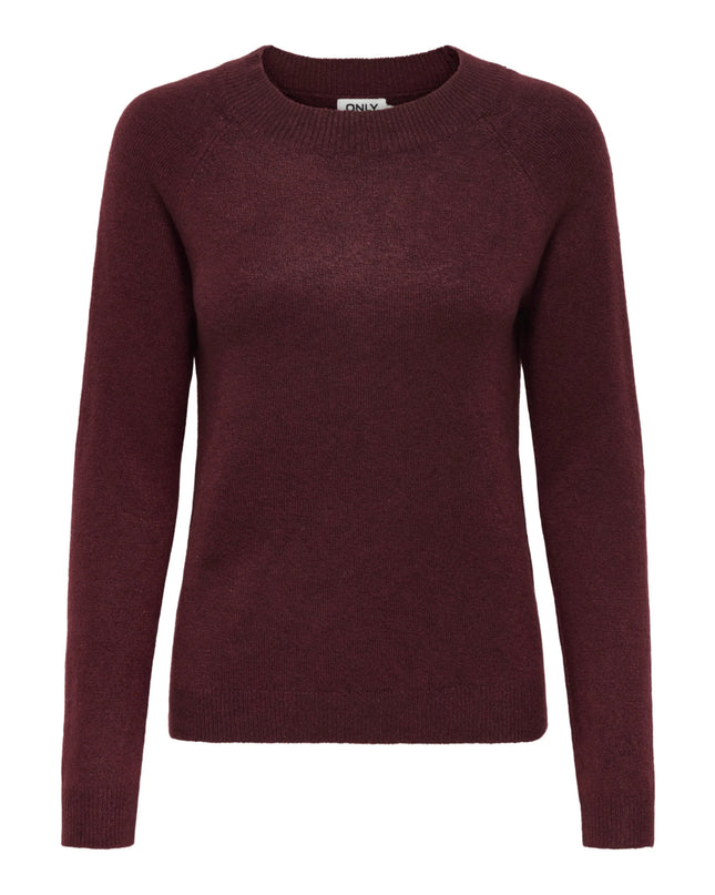 Only Onlrica Maglia Donna Bordeaux