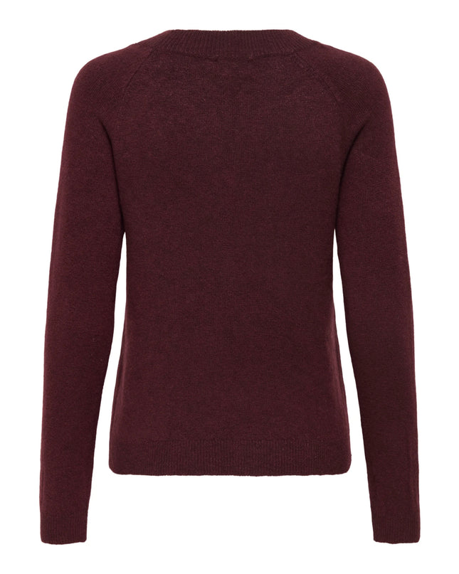 Only Onlrica Maglia Donna Bordeaux