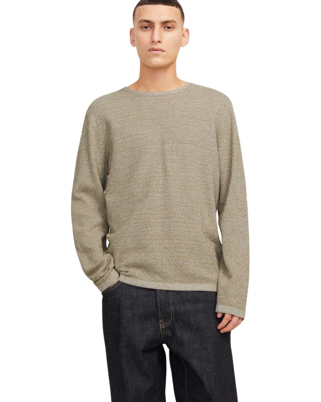 Jack&Jones Maglia Jjegeorge Uomo Kaki
