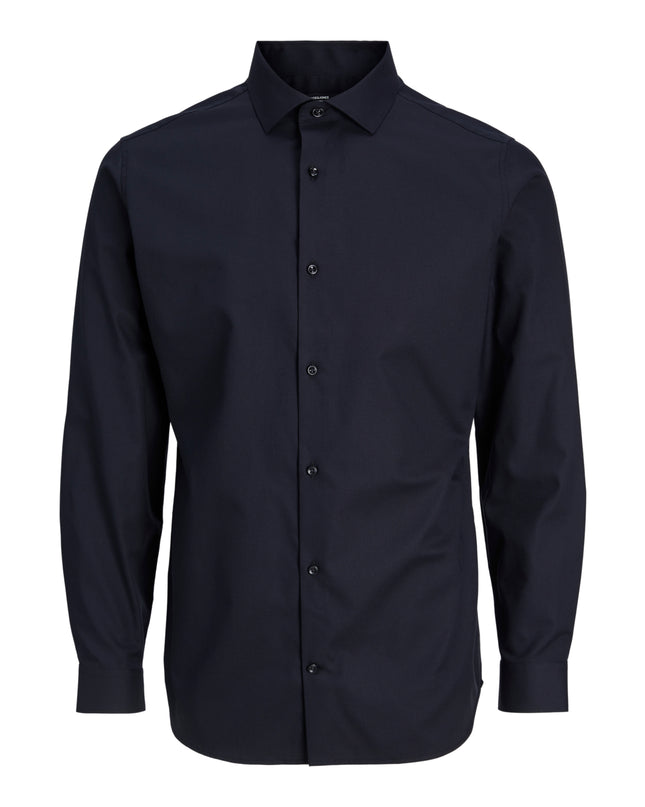 Jack&Jones Camicia Jprblaparker Super Slim Fit Uomo Nero