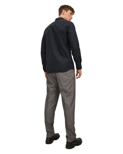 Jack&Jones Camicia Jprblaparker Super Slim Fit Uomo Nero