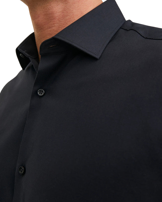 Jack&Jones Camicia Jprblaparker Super Slim Fit Uomo Nero