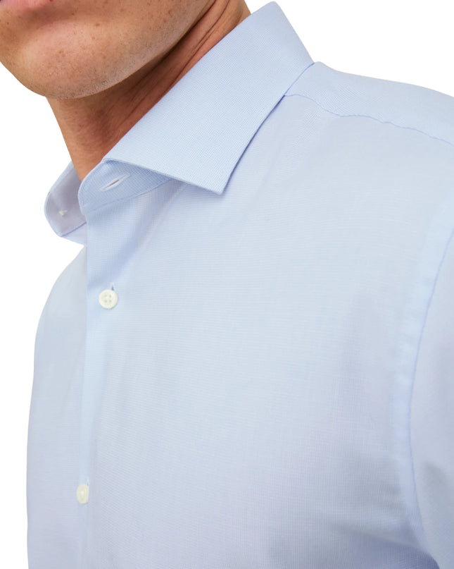 Jack&Jones Camicia Jprblaparker Super Slim Fit Uomo Celeste