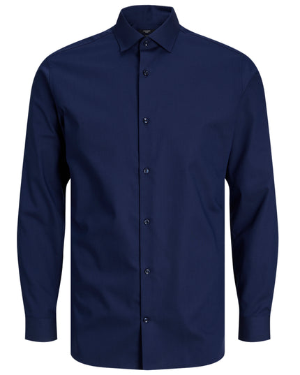 Jack&Jones Camicia Jprblaparker Super Slim Fit Uomo Blu