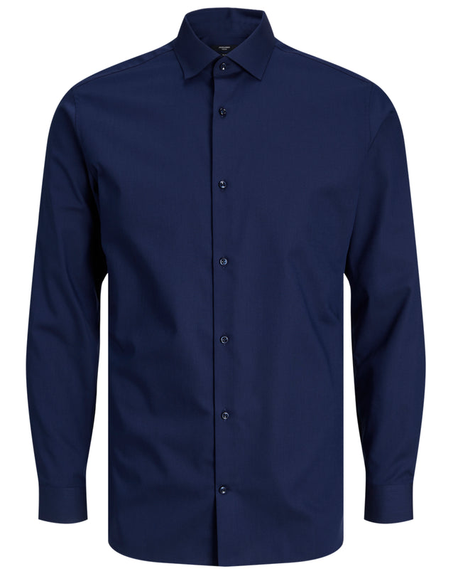Jack&Jones Camicia Jprblaparker Super Slim Fit Uomo Blu