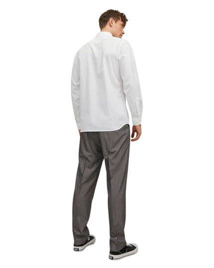 Jack&Jones Camicia Jprblaparker Super Slim Fit Uomo Bianco