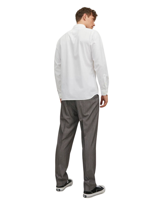 Jack&Jones Camicia Jprblaparker Super Slim Fit Uomo Bianco