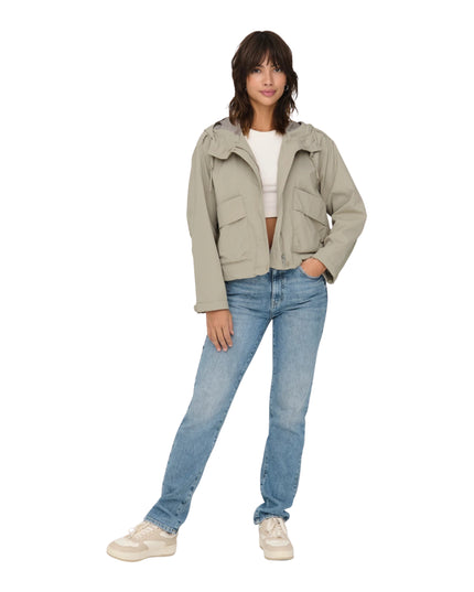 Only Giacca Parka Onlmamba Donna Beige