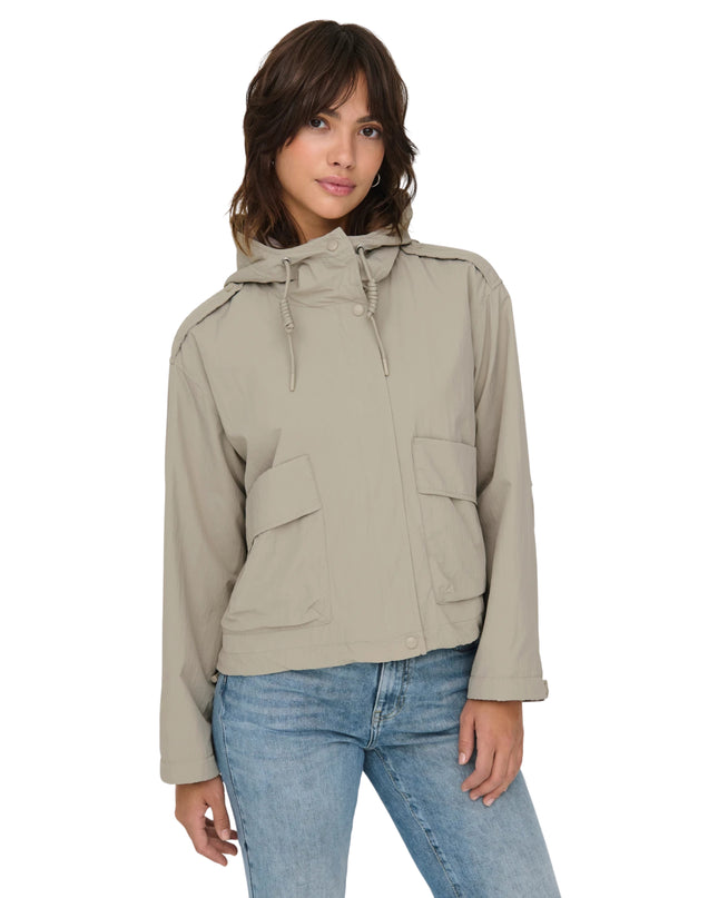 Only Giacca Parka Onlmamba Donna Beige