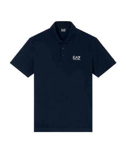 EA7 Polo Core Identity Stretch Uomo Blu