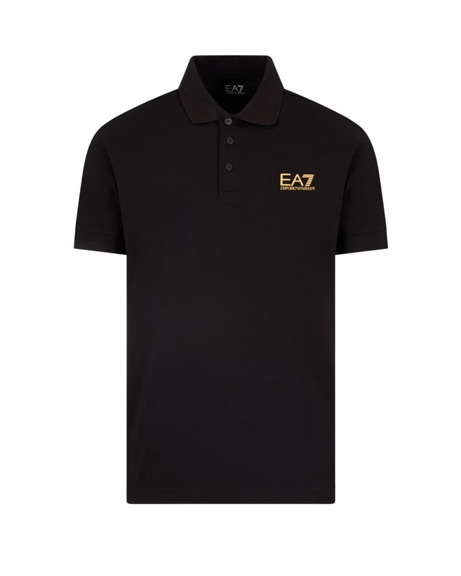 Polo uomo EA7 Core Identity in cotone stretch