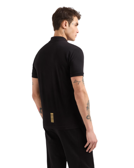 Polo uomo EA7 Core Identity in cotone stretch