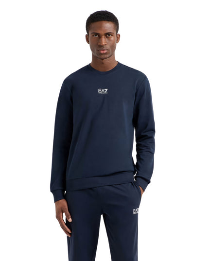 Felpa girocollo uomo EA7 Core Identity in cotone