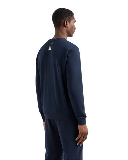 Felpa girocollo uomo EA7 Core Identity in cotone