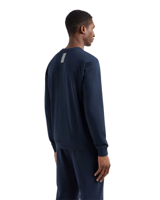 Felpa girocollo uomo EA7 Core Identity in cotone