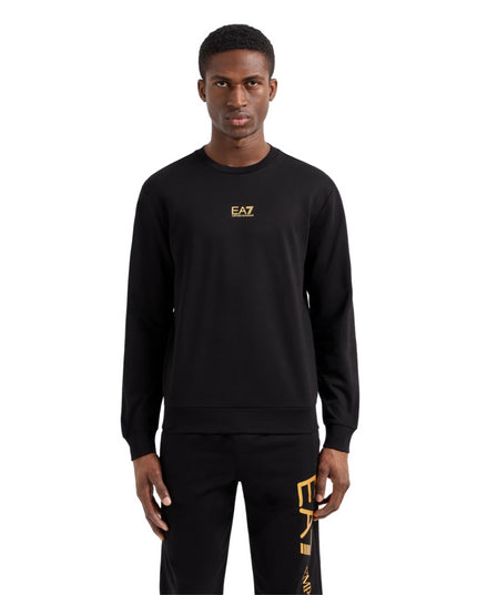 Felpa girocollo uomo EA7 Core Identity in cotone